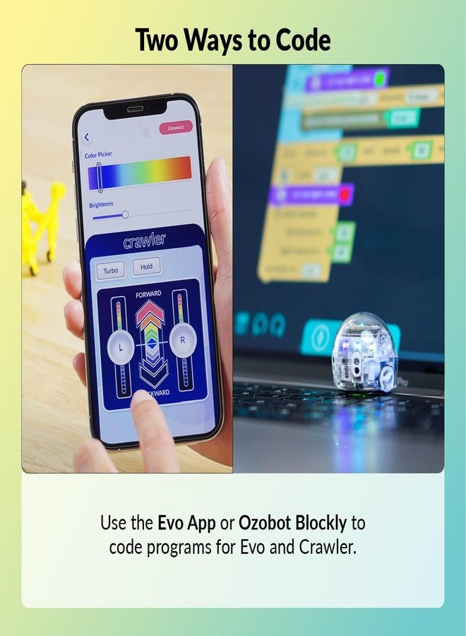 Ozobot Crawler for Evo Robot, Interactive Programming Accessory, Enhances STEM Education, Develops Critical Thinking, Ideal for Kids Ages 8 to 13, Surprise Colors, 6 Kits, Evo Required Not Included - Image 5
